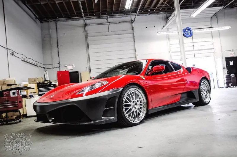Dmc Ferrari F430 Forged Carbon Fiber Front Bumper Scuderia Style For The Oem Coupe And Spyder 1