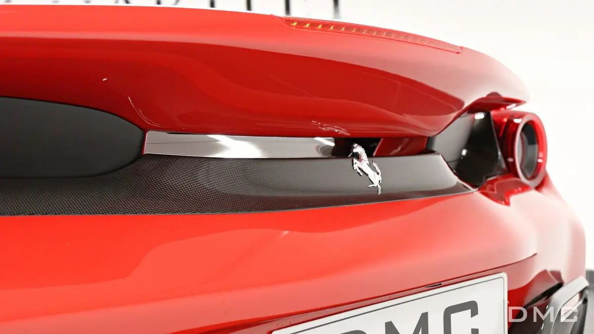 Dmc Ferrari 488 Pista Coupe & Spider Forged Carbon Fiber Rear Bumper Center Fascia Trim Cover 2