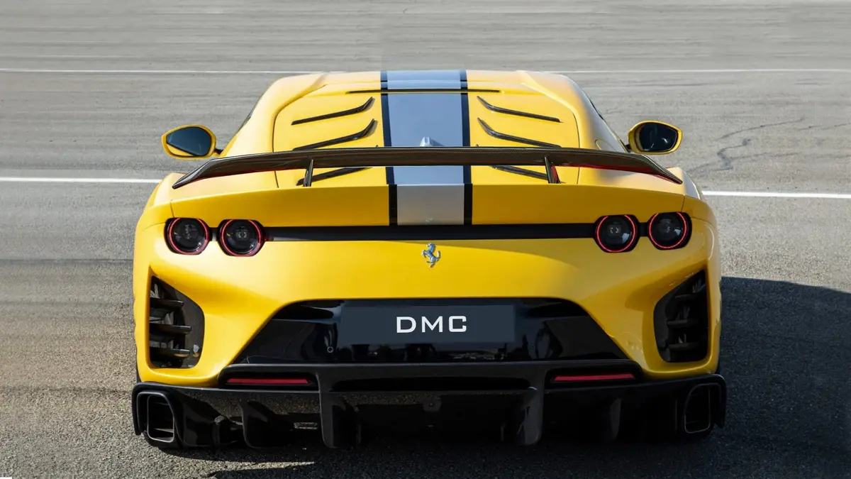 Dmc Ferrari 812 Competizione Big Wing Spoiler: Forged Carbon Fiber: Fits The Oem Coupe & Spider 1
