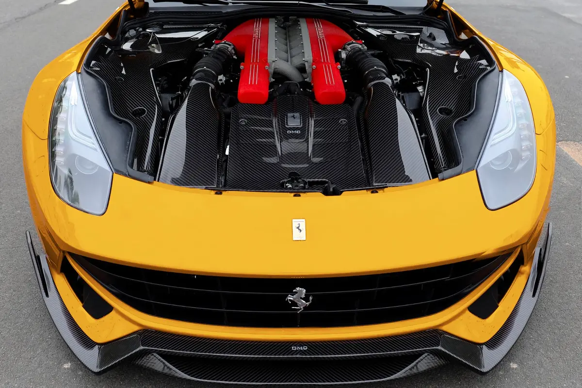 Dmc Ferrari F12 Berlinetta : Carbon Fiber Engine Room Panels & Air Box & Center Trim: Fits The Coupe & Spider 1
