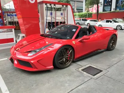 Dmc Ferrari 458 Speciale & Aperta Front Bumper For The Italia Made From Carbon Fiber As Replacement For The Oem 2