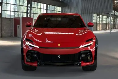 Dmc Ferrari Purosangue: Carbon Fiber Aero Kit: Wide Body Fenders Extensions For The Oem Suv 1
