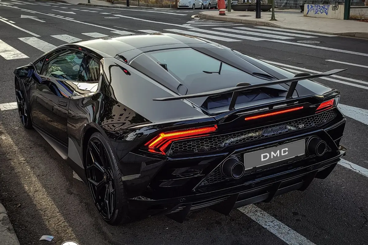 Dmc Lamborghini Huracan Forged Carbon Fiber Rear Wing Spoiler For The Evo + Rwd, Fits The Oem Coupe & Spider 1