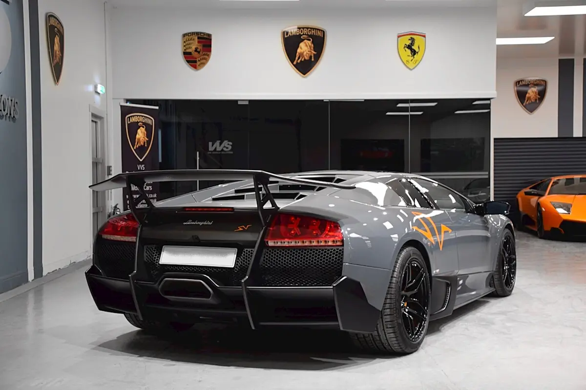 Dmc Lamborghini Murcielago: Super Veloce (Sv): Forged Carbon Fiber Rear Bumper & Grills: Fits The Oem Coupe & Roadster 580 Lp640 And Lp670 1