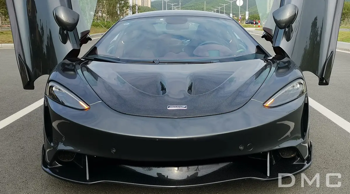 Dmc Mclaren Gt Carbon Fiber P1 Senna Gtr Style Front Bumper Lip Splitter 1