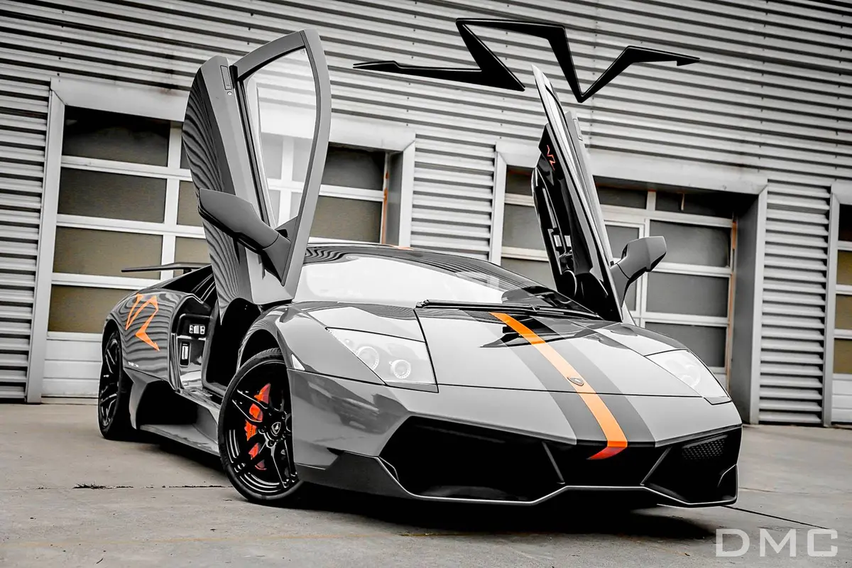 Dmc Lamborghini Murcielago: Super Veloce (Sv): Forged Carbon Fiber Front Bumper & Grills: Fits The Oem Coupe & Roadster 580 Lp640 And Lp670 1