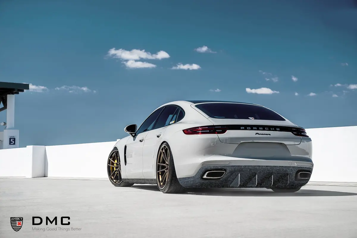 Dmc Porsche Panamera 971 Carbon Fiber Rear Diffuser (2017-2022) Model G2 1