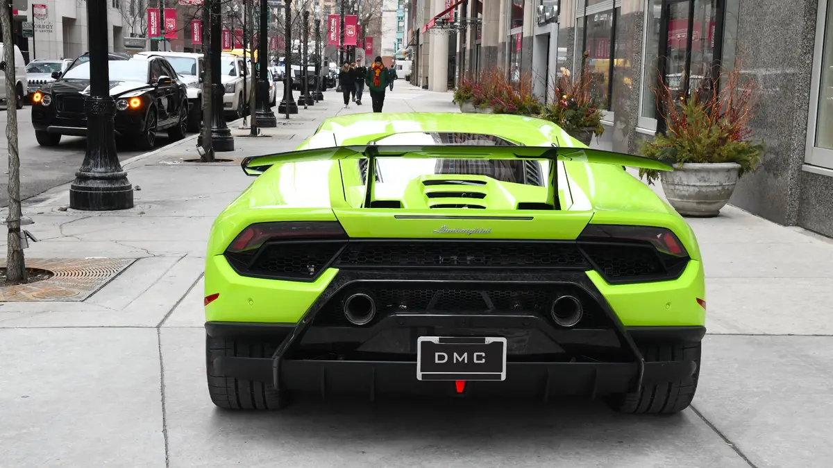 Dmc Lamborghini Huracan Performante Rear Wing Spoiler & Bonnet Hood For Lp610 Lp580 Evo & Rwd With Forged Carbon Fiber, Oem Replacement 1