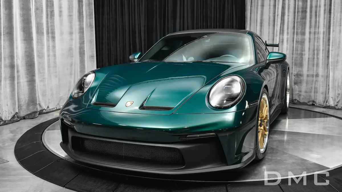 Dmc Porsche 911-992 Gt3 Forged Carbon Fiber Front Bumper: Facelift Body Kit For Carrera 4S, Targa & Turbo Oem Style 1