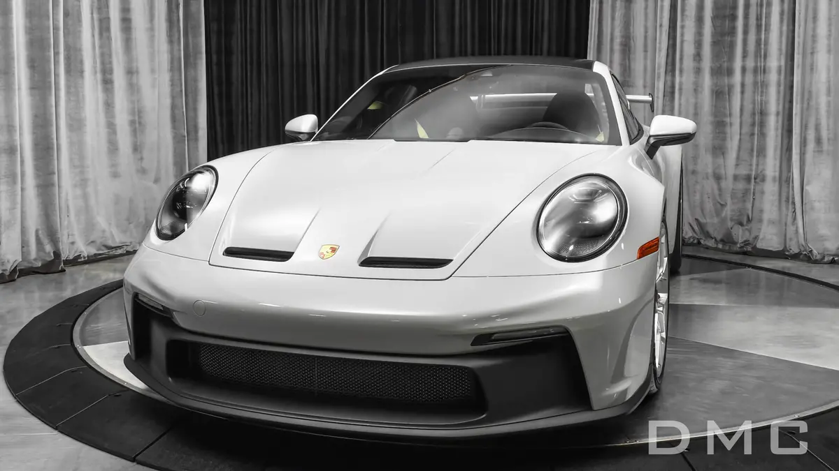 Dmc Porsche 992 Gt3: Carbon Fiber Front Hood : Oem Replacement Bonnet Vented In Gt3 Gt2 Rs Style 1