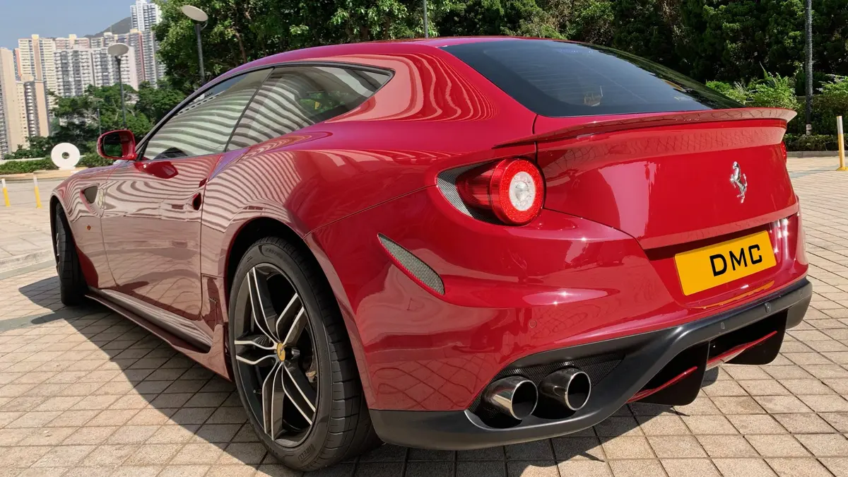 Dmc Ferrari Ff Carbon Fiber Rear Wing Duck Spoiler Lip Fits On The Oem Trunk Lid 1