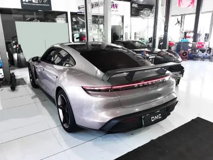 Dmc Porsche Taycan Carbon Fiber Rear Wing Spoiler Gt2 Gt3 Rs & Dtm Style Fits Oem 4S & Turbo S Deck Lid 5