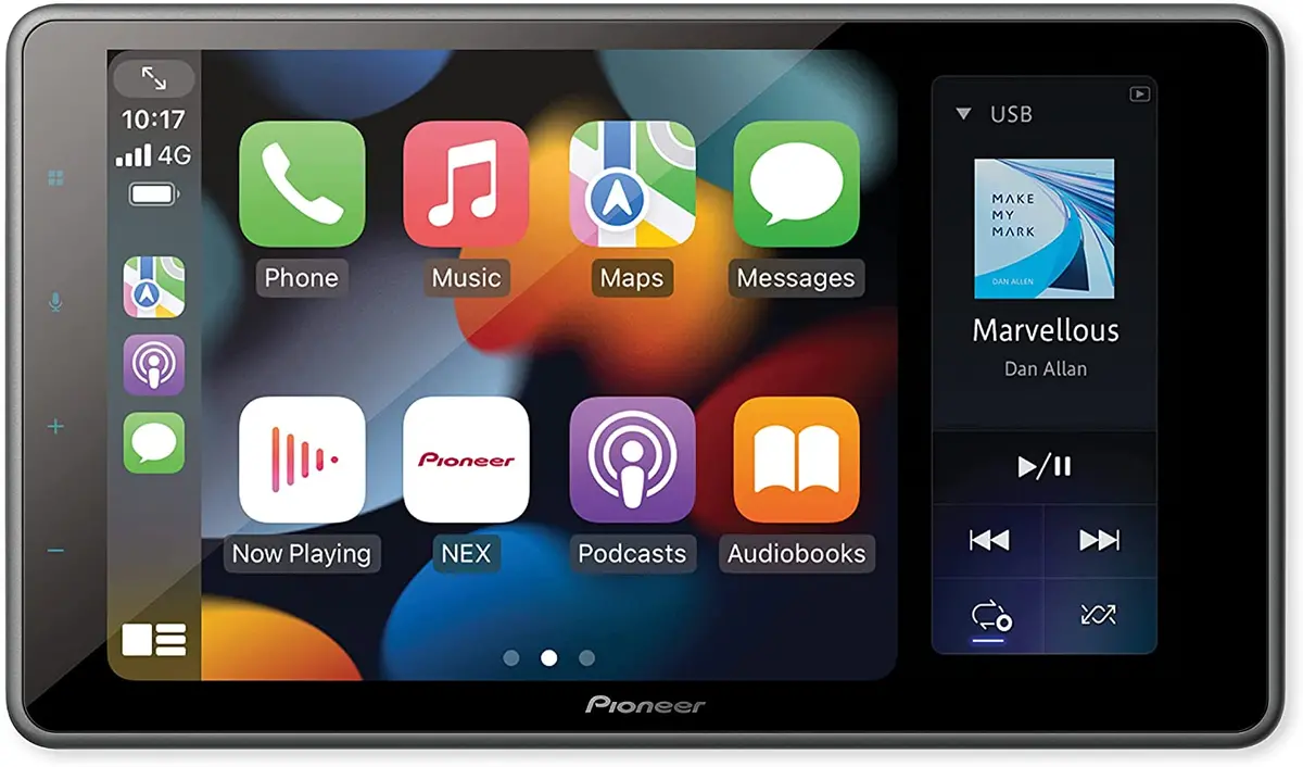Pioneer Dmh-Wt3800nex 9" - Android Auto, Apple Carplay, Bluetooth - Floating Type Multimedia Receiver 1
