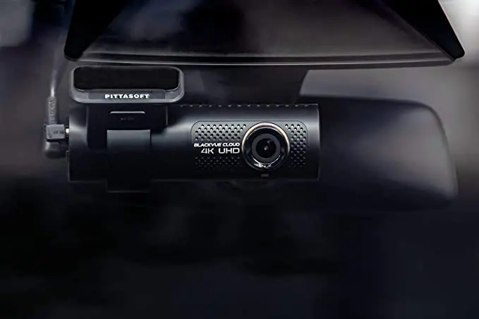 Blackvue Dr900x-2Ch Ir Plus With 32Gb Microsd Card + Cm100glte | 4K Uhd Ir Infrared Interior Cloud Dashcam | Cloud Connectivity | Lte Module 1