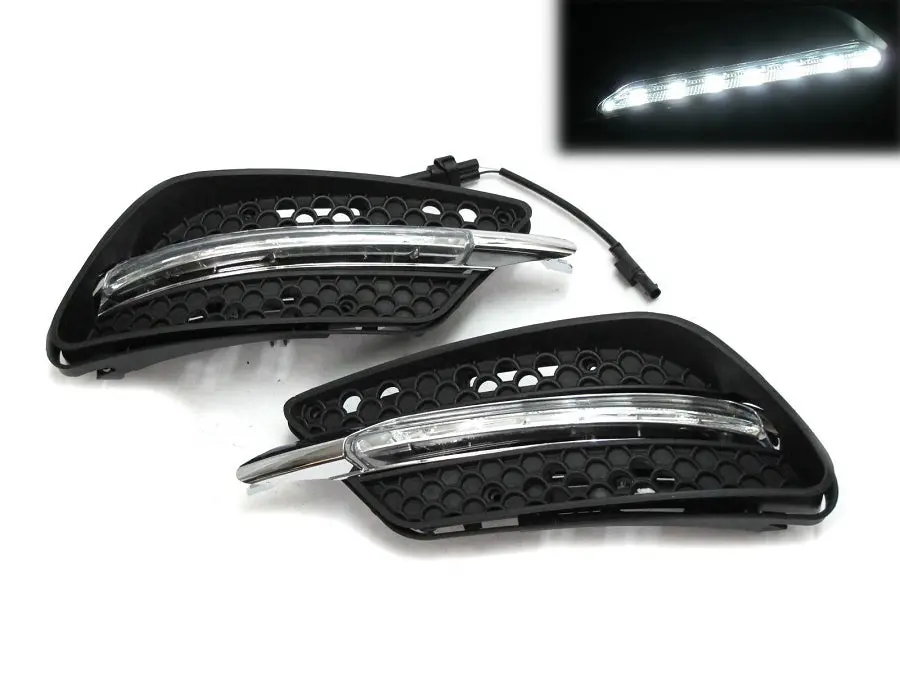 Mercedes-Benz W204 Amg Bumper Use Led Drl Daytime Running Light 1