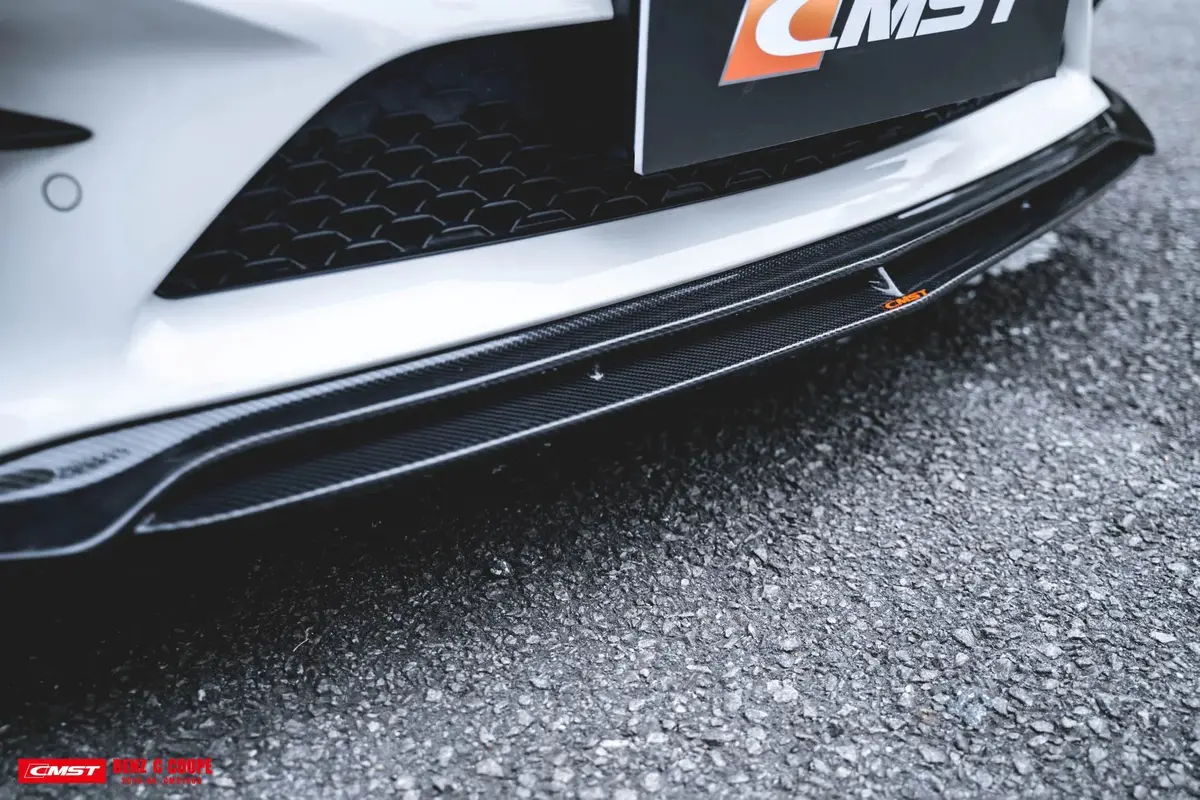 Cmst Carbon Fiber Front Lip Splitter For Mercedes-Benz C-Coupe C205 2019+ 1