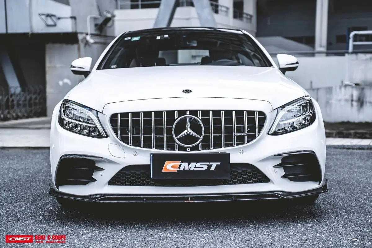 Cmst Carbon Fiber Front Lip Splitter For Mercedes-Benz C-Coupe C205 2019+ 3