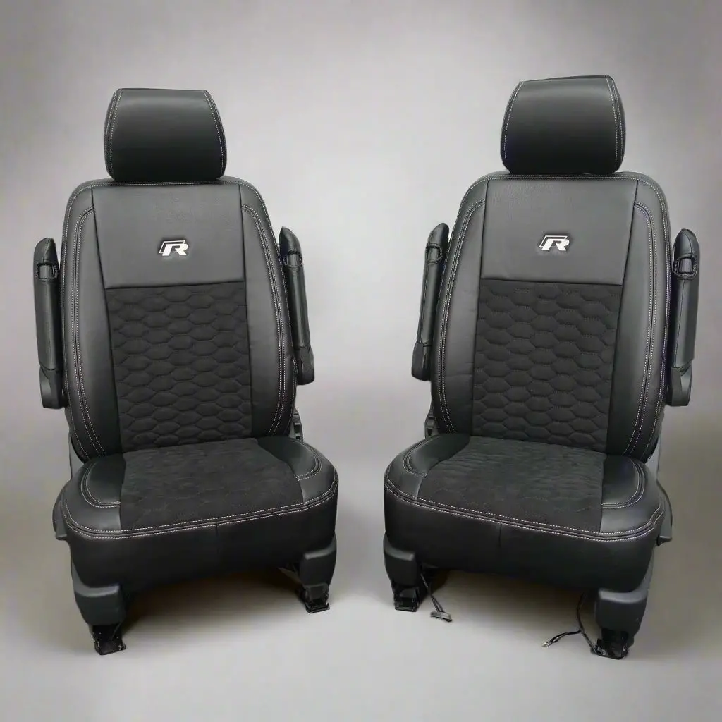 Vw T6/T6.1 Hex Alcantara Blue 3 Seats 1+2 1