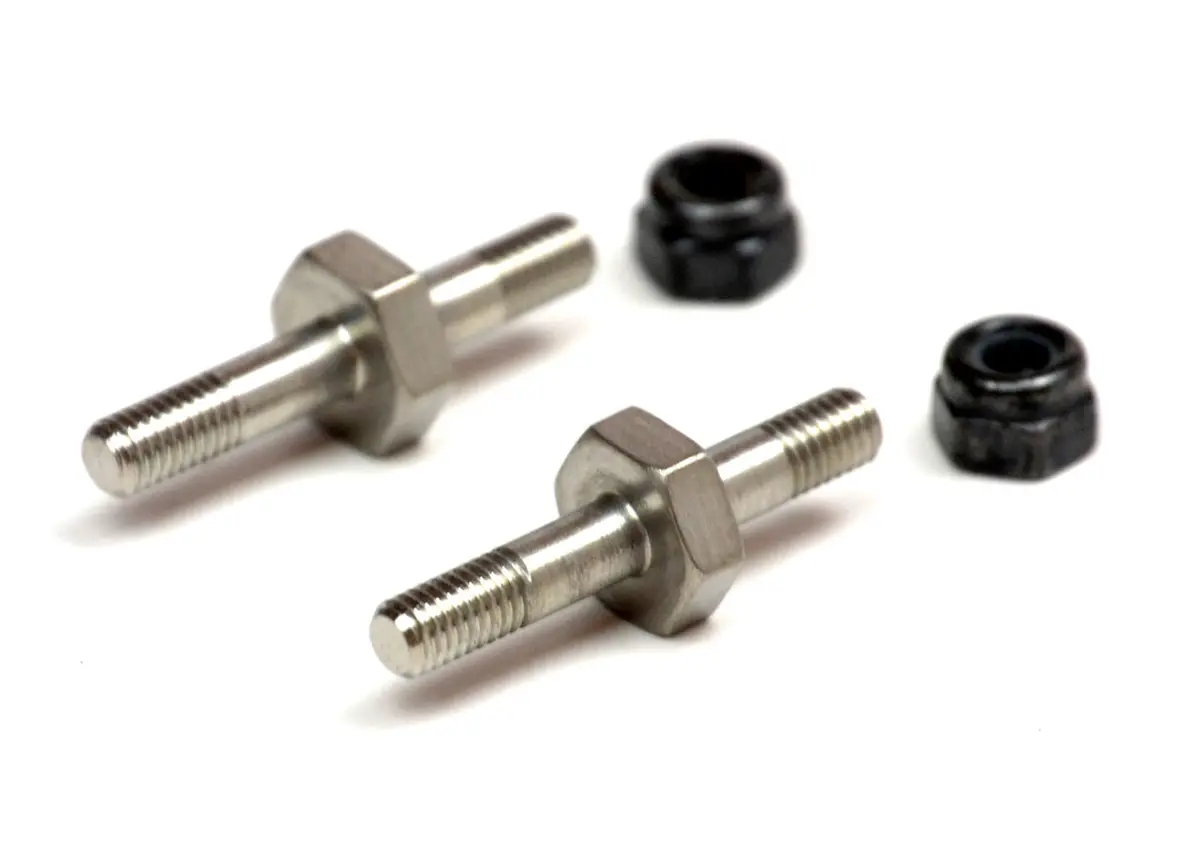 1743 B6 Titanium Front Posts (2Pcs) 1