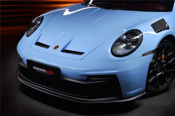 Darwinpro Porsche 911 992 Carrera/S/4/4S/Targa/Cabriolet Gt3 Style Front Hood Bonnet 3