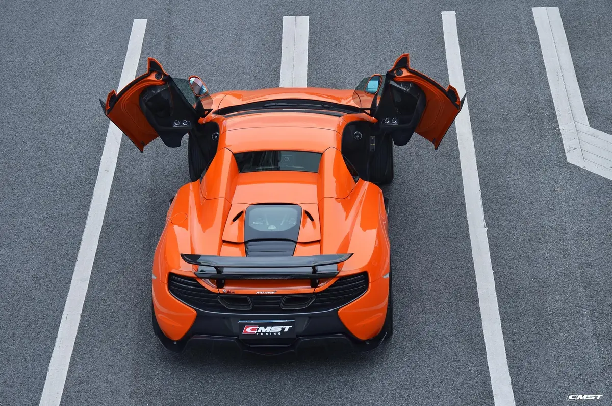 Cmst Carbon Fiber Rear Engine Cover Louvers For Mclaren 650S 1