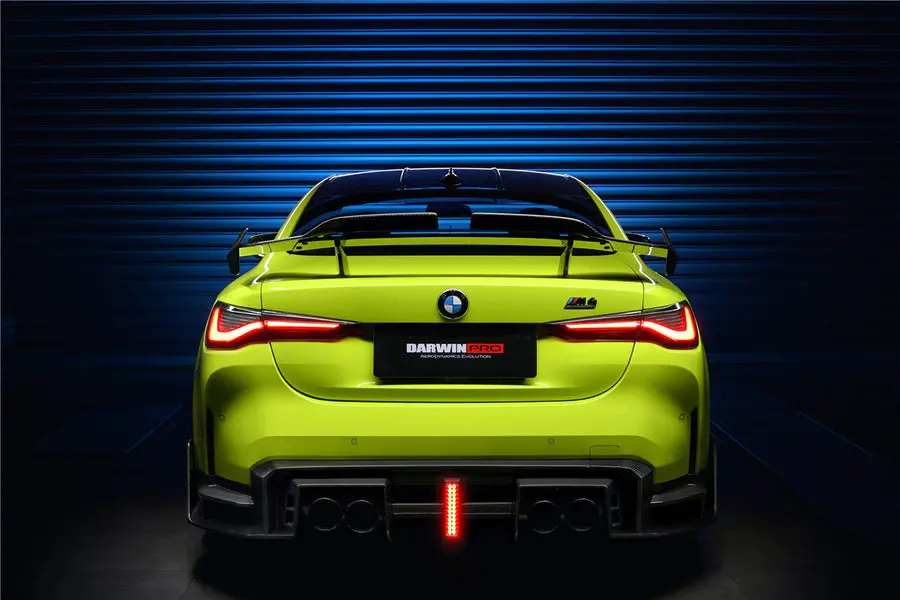 Darwinpro 2021+ Bmw M4 G82/G83 Bkss Style Carbon Fiber Rear Diffuser W/ Side Flaps 1