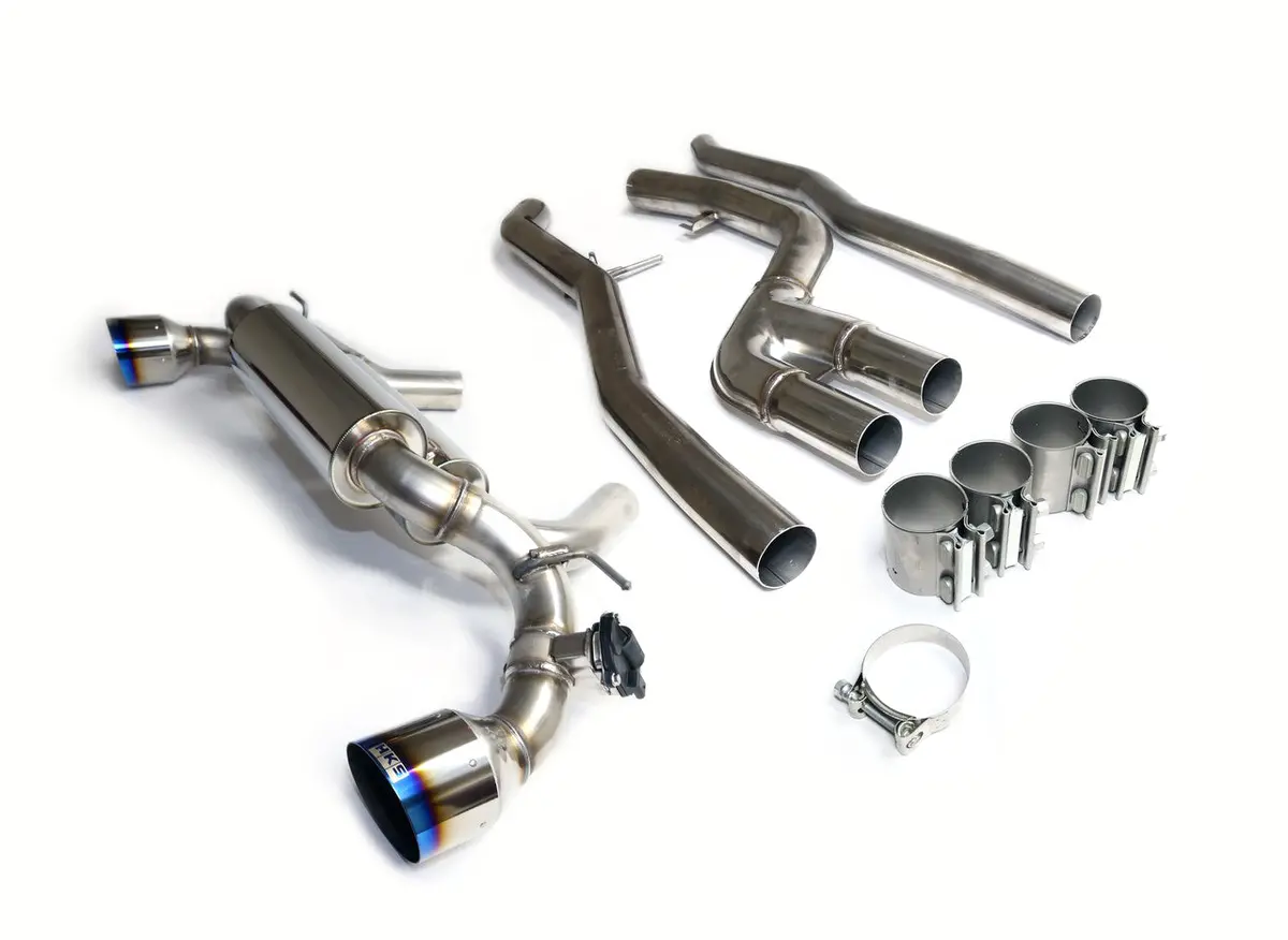 Hks Dual Hi-Power Titanium Tip Catback Exhaust For 2020+ Toyota Gr Supra 1