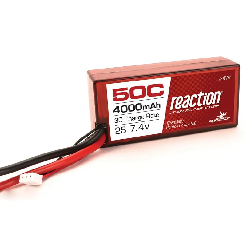 Dynb3800ec 4000Mah 7.4 50C Battery With Ec3 Connector 1