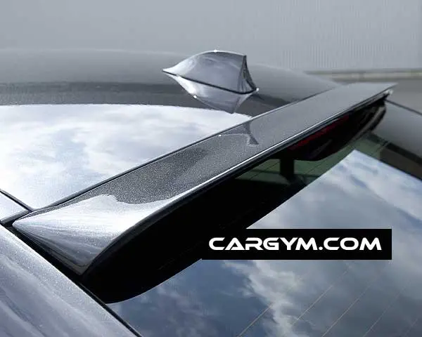 Bmw F10 5-Series Hn Style Carbon Fiber Rear Roof Spoiler 1
