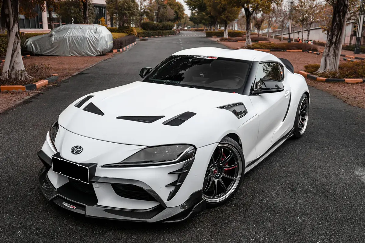 Darwinpro 2019+ Toyota Gr Supra (J29 & Db) A90 A91 Bkss Carbon Fiber Front Bonnet Hood 1
