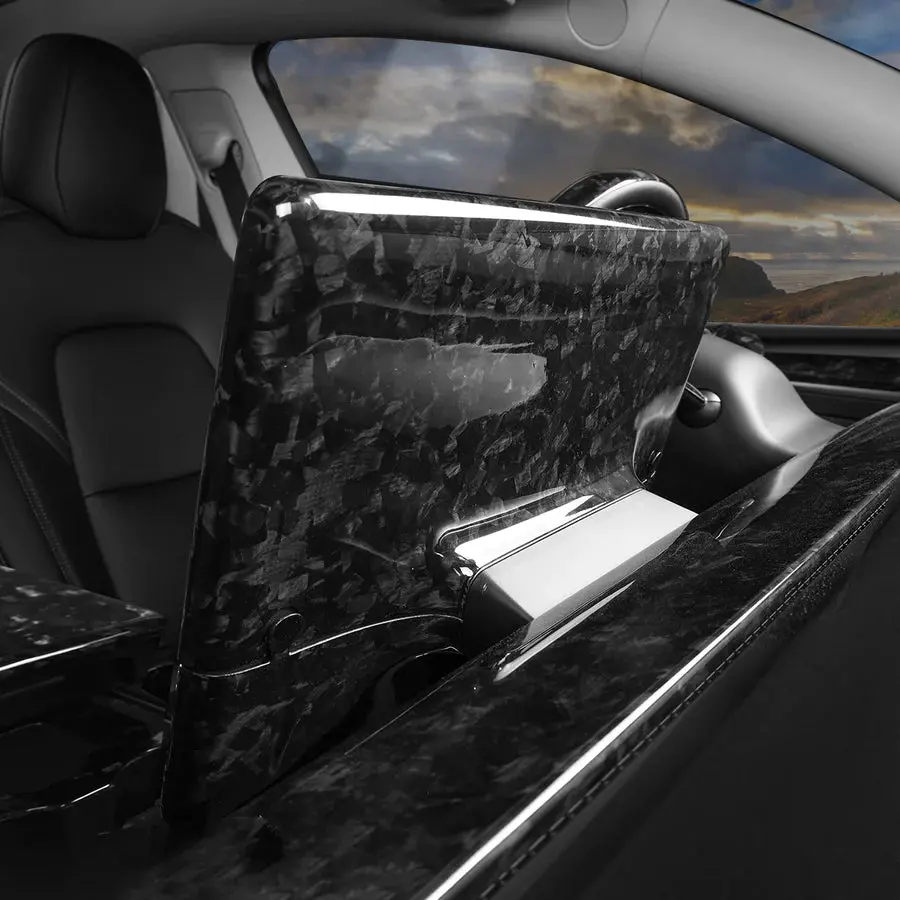 Carbonati Usa Tesla Model 3 / Model Y Dry Carbon Center Display Back Cover 5