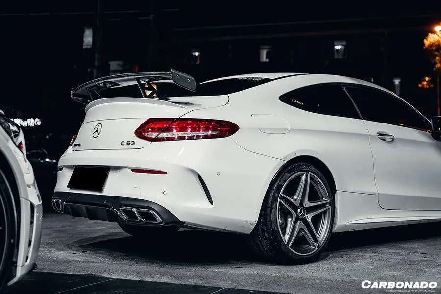 Carbonado 2015-2021 Mercedes Benz C-Class W205 Coupe Dp Style Trunk Spoiler 1