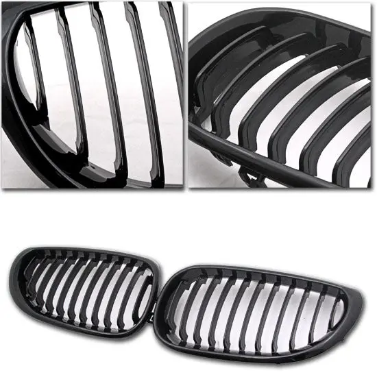 Bmw E60/E61 5-Series Shallow Black Front Grill 1
