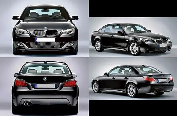 Bmw E60 5-Series Sedan 2004-2009 M-Tech Style Full Body Kit 1