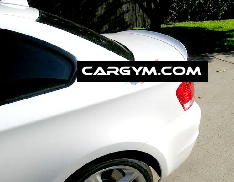 Bmw E82 1-Series Coupe Performance Style Carbon Rear Spoiler 1