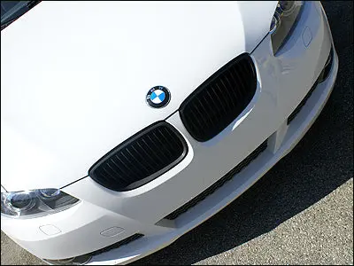 Bmw E92 E93 07-09 Coupe Black Front Nose Grill 328I 335I M3 1