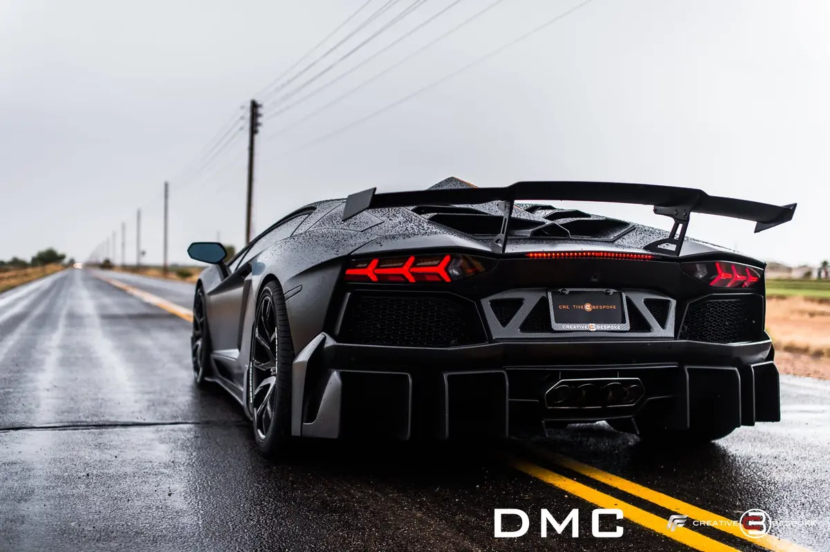 Dmc Lamborghini Aventador Edizione Gt: Carbon Fiber E-Gt Wing Spoiler Super Trofeo: Fits Lp700 Lp720 Lp740 Lp750 In Veneno Gt3 Style 1