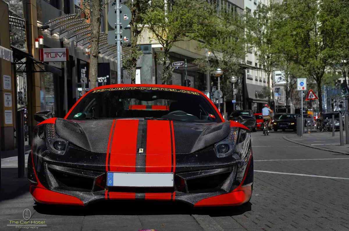 Dmc Ferrari 458 Estremo: Forged Carbon Fiber Front Bumper: Fits The Oem Body Italia: Coupe & Spider: Limited Edition 1