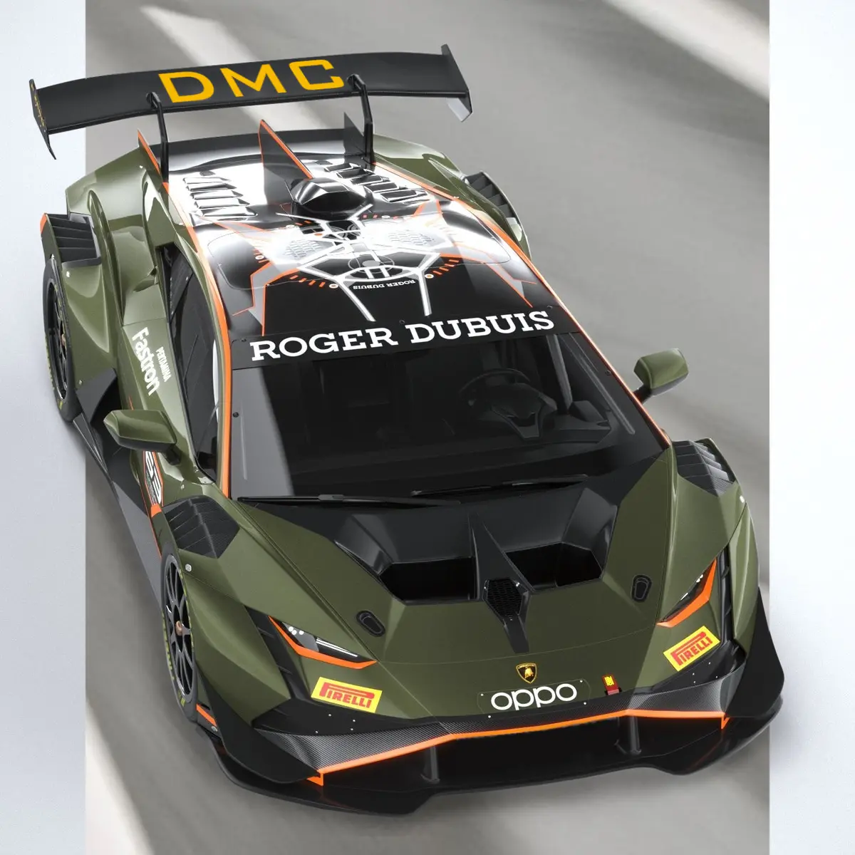 Dmc Lamborghini Huracan Super Trofeo Evo2 Rear Wing: Gt3 Rear Spoiler, Forged Carbon Fiber, Squadra Corse Style Fits The Oem Coupe & Spider Lp580 Lp610, Evo, Rwd And Performante 2