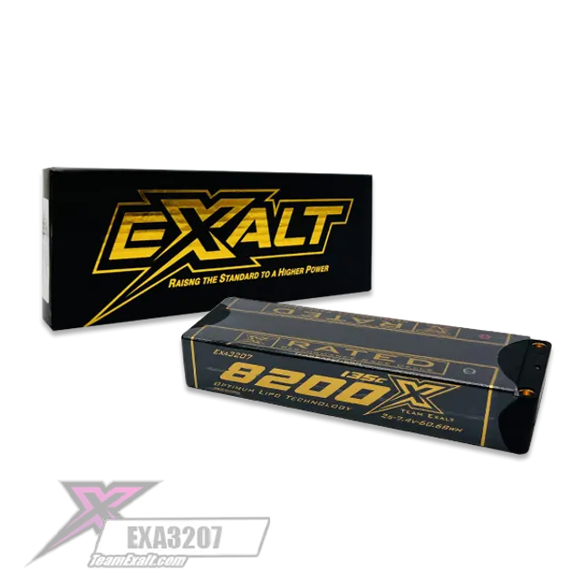 Exa3207 Exalt X-Rated 2S 135C Stick Hardcase Lipo 1