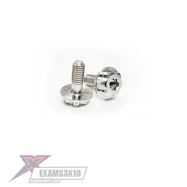 Exams3x10 Exalt Sure Lock Titanium 2 In 1 Motor Screw Kit 10Mm 1