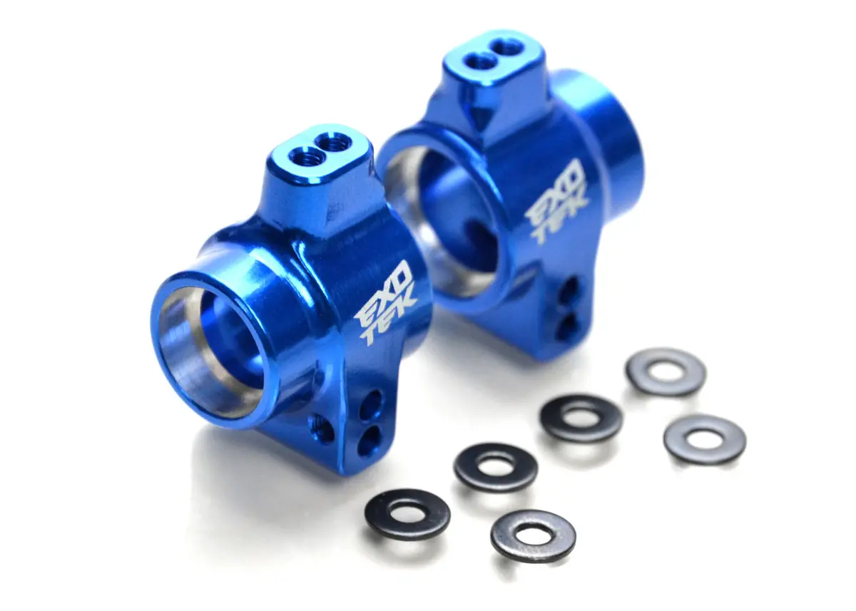 1956 Dr10 Aluminum Rear Hubs (Blue) (2) 1
