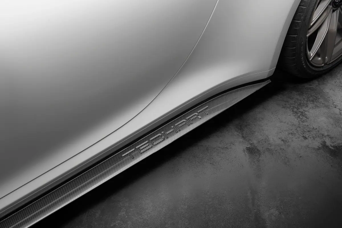 Techart Carbon Side Skirts For Porsche 992 Gt3 And 911 Carrera 1