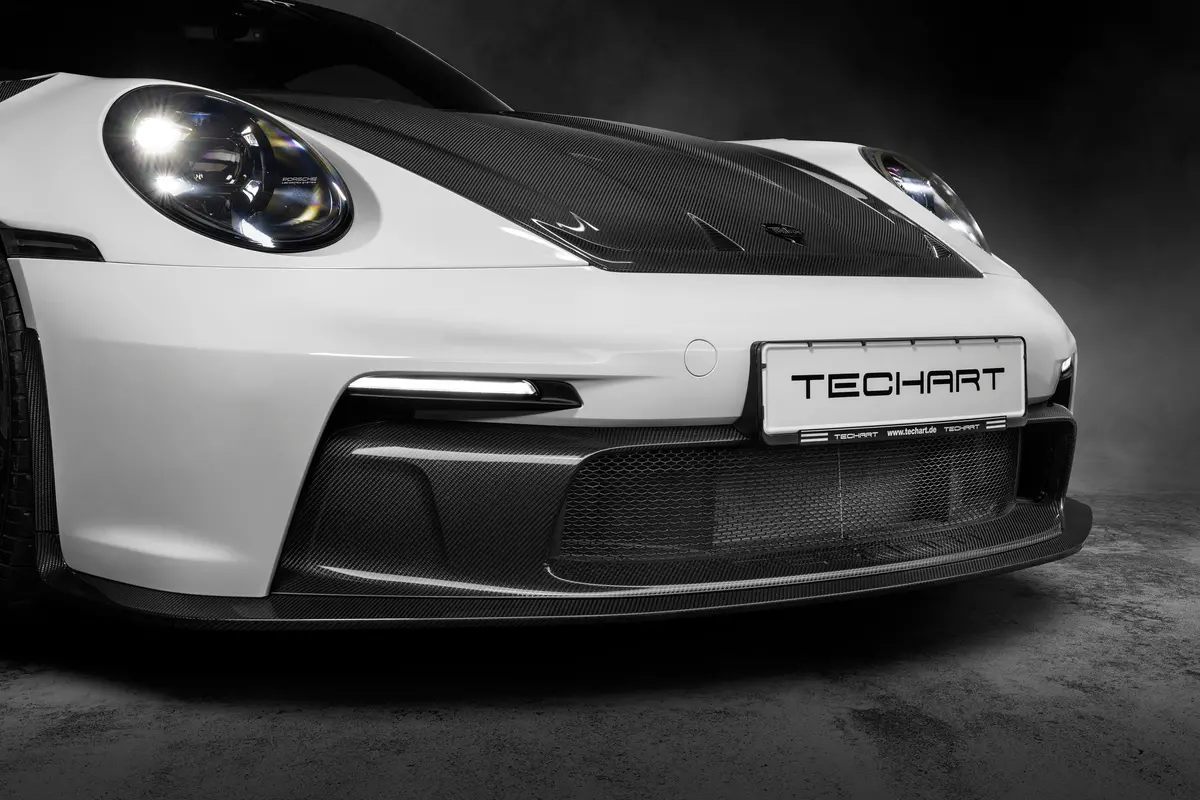 Techart Front Spoiler For Porsche 992 Gt3 1
