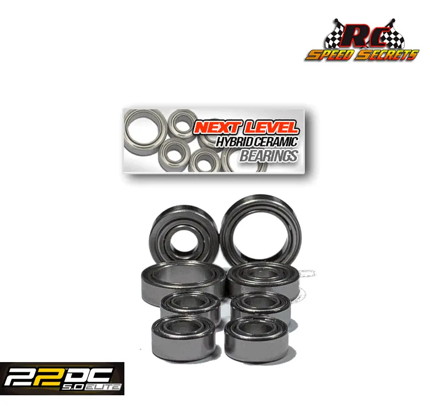9918 Tlr 22 5.0 Elite Wheel Bearing Kit 1