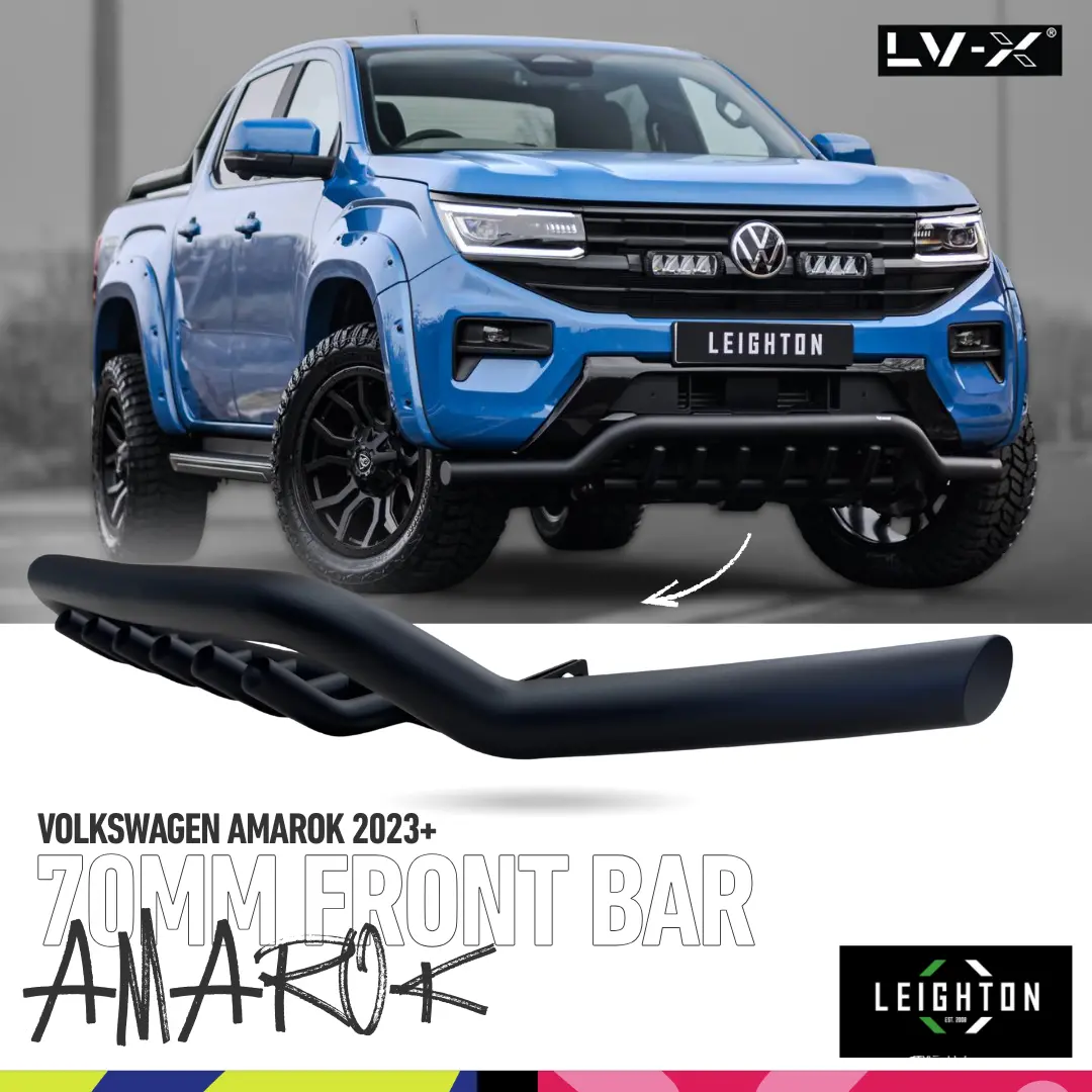 Vw Amarok 2022- 70Mm Black Spoiler Bar 1