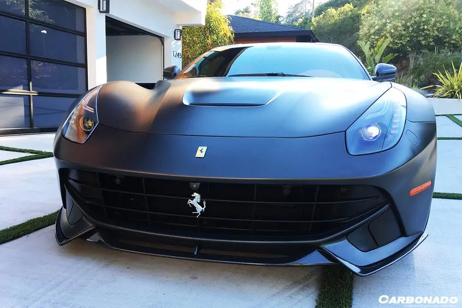Carbonado 2012-2017 Ferrari F12 Berlinetta Rs Style Carbon Fiber Front Lip 1