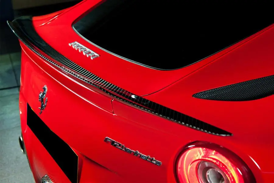 Carbonado 2012-2017 Ferrari F12 Berlinetta Rs Style Carbon Fiber Trunk Spoiler 1