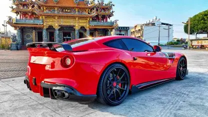 Dmc Ferrari F12 Berlinetta : Gt3 Big Wing Spoiler : Forged Carbon Fiber : Fits The Tdf Coupe & Spider 1