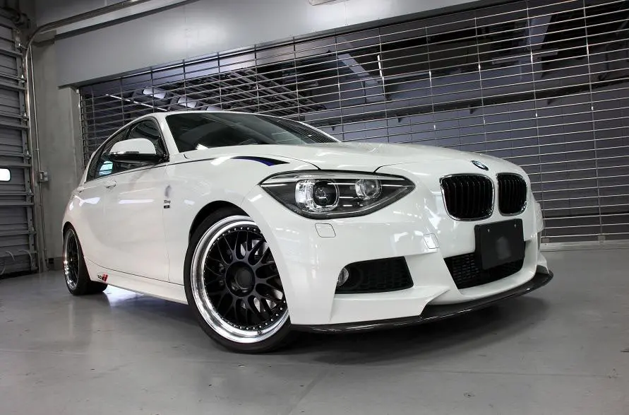 Bmw F20 1-Series 3D Style Carbon Fiber Front Spoiler 1